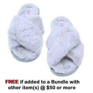 FREE if added to a Bundle: FROSTED MICROCHIP Wild Sage Women's Slippers 7-8 MED